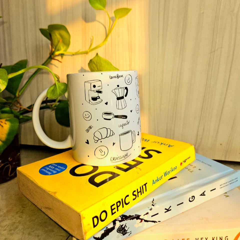 Café Mug – Inspired by Fresh Croissants & Morning Coffee Vibes | #CM01