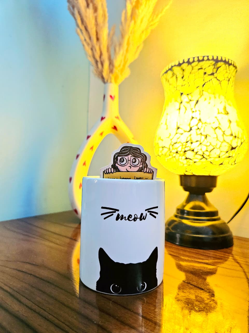 Meow Mug – Cute Cat Design Ceramic Coffee Mug  Perfect for Cat Lovers - #CM04